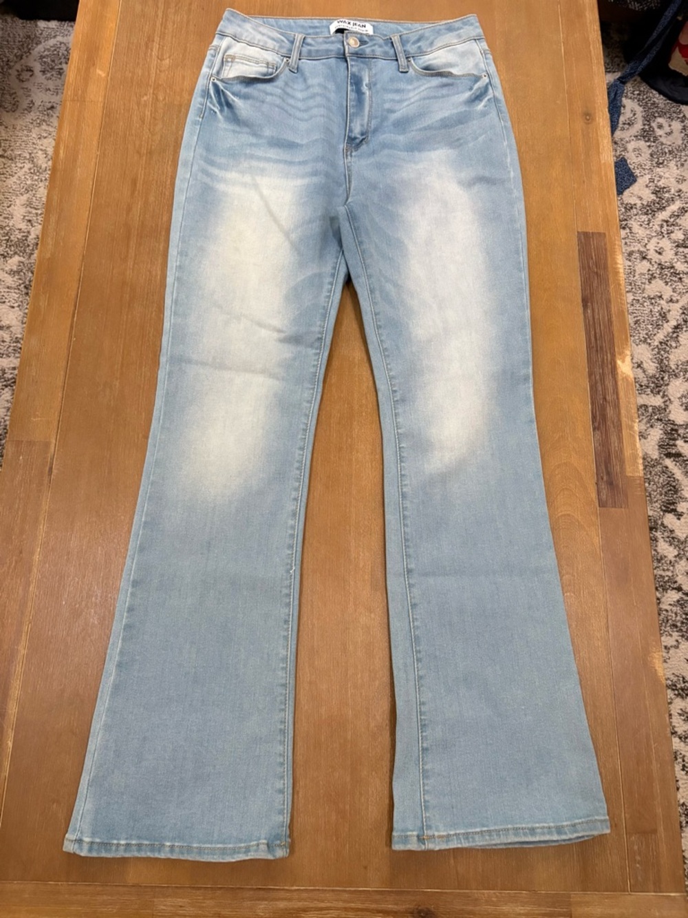 Wax Jean Light Wash Flare Jeans